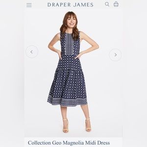 Draper James Collection Geo Magnolia Midi Dress.